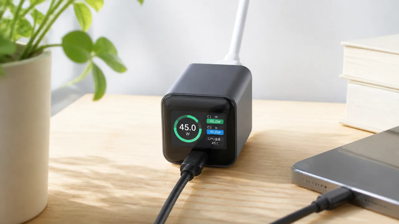 Anker Nano Charger 45W Displayレビュー｜充電性能と使い勝手