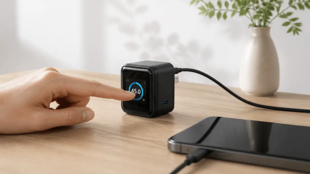 Anker Nano Charger 45W Displayレビュー｜充電性能と使い勝手